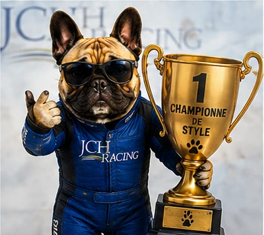 Illustration de Shelby avec le trophée Championne de style