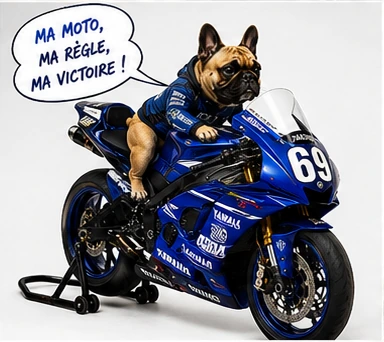 Illustration de Shelby sur la Yamaha JCH Racing numéro 69